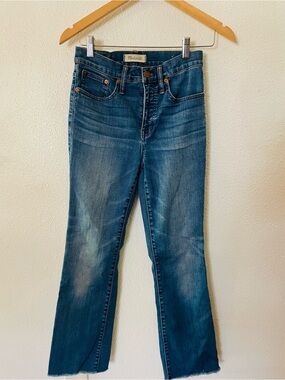 Madewell Cali Demi Bootcut Jeans Blue Wash Size 26